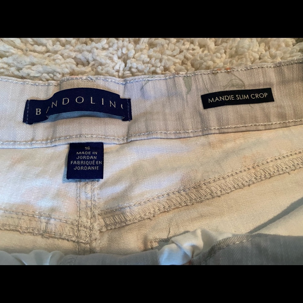 Bandolino jeans size 16 mandie slim crop - Picture 2 of 14